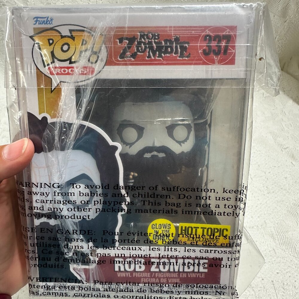Funko Rob Zombie Dragula Glow in The Dark Exclusive Pop! Figure 337 w/ Protector